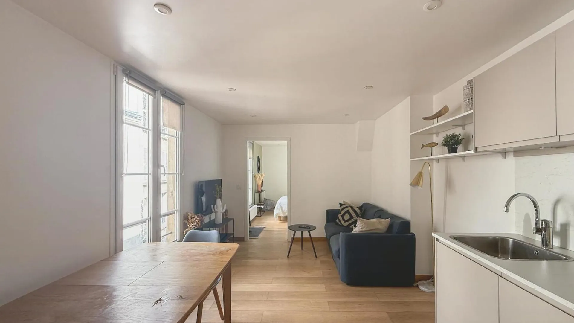 Sunny 1-Bed In Paris Marais District公寓